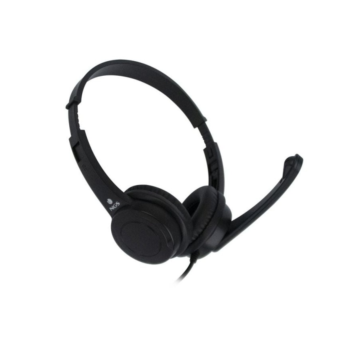 NGS VOX505 · Auriculares USB · Micrófono Integrado · Negros