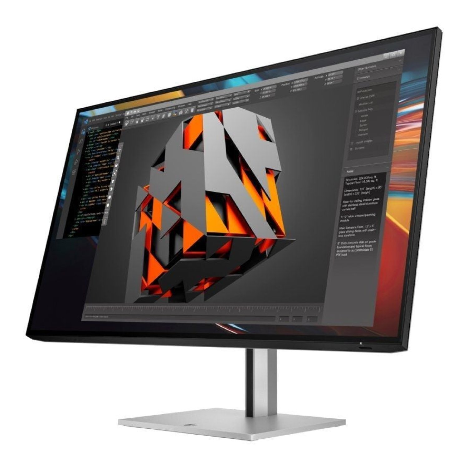 HP Serie 7 Pro · Monitor 31,5" · 4K · Regulable en altura · Multimedia