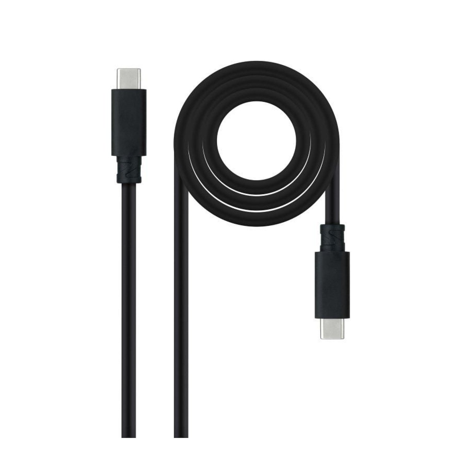 Nanocable · USB-C a USB-C · 100W · 10Gbps · 2m · Negro