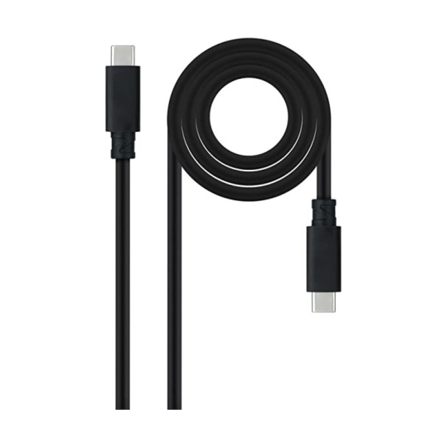 Nanocable · USB-C a USB-C · 100W · 10Gbps · 2m · Negro