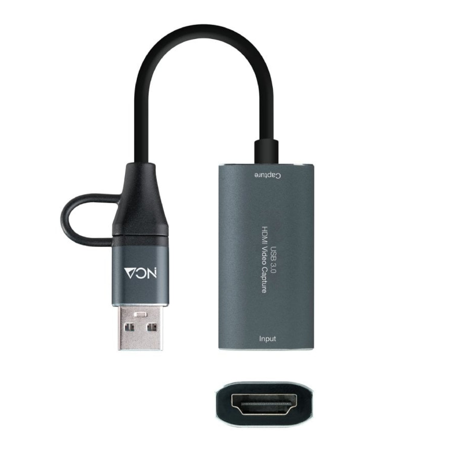 Nanocable Capturadora de Vídeo · USB Tipo-C · USB 3.0