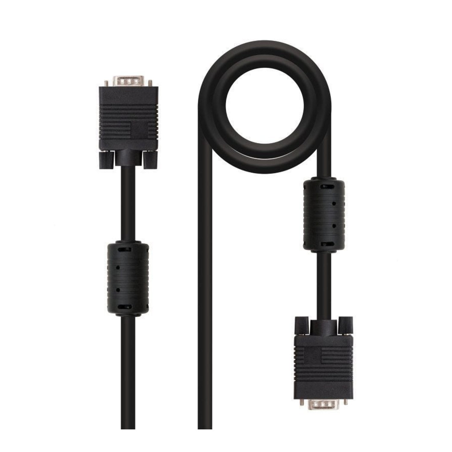 Nanocable · Cable VGA · Macho-Macho · 1,8m · Negro