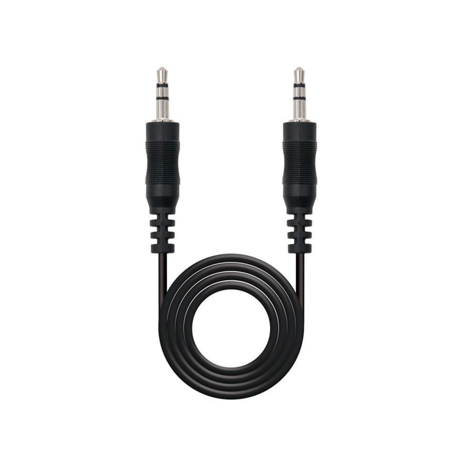Nanocable · Cable Estéreo Jack 3.5mm · 3m · Negro