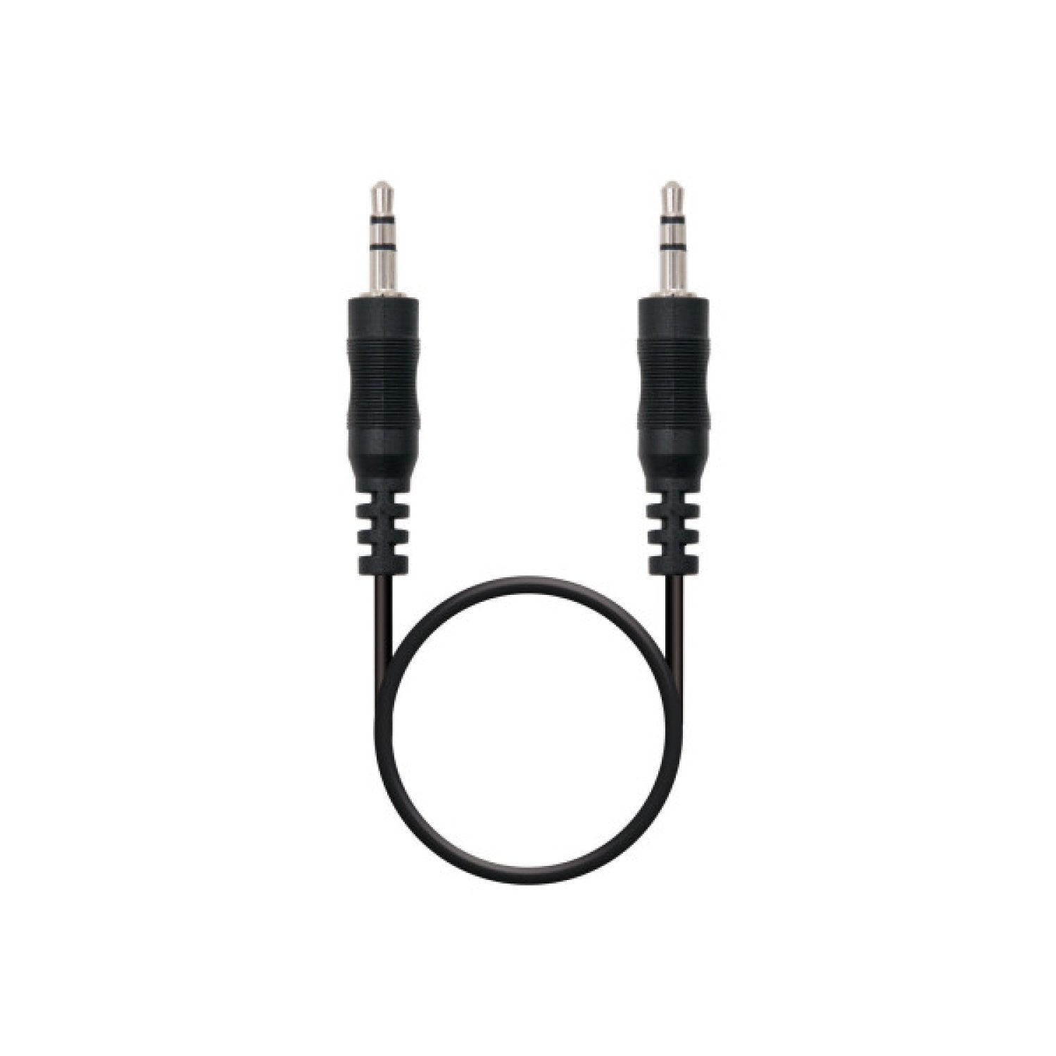 Nanocable · Cable Estéreo Jack 3.5mm · 3m · Negro
