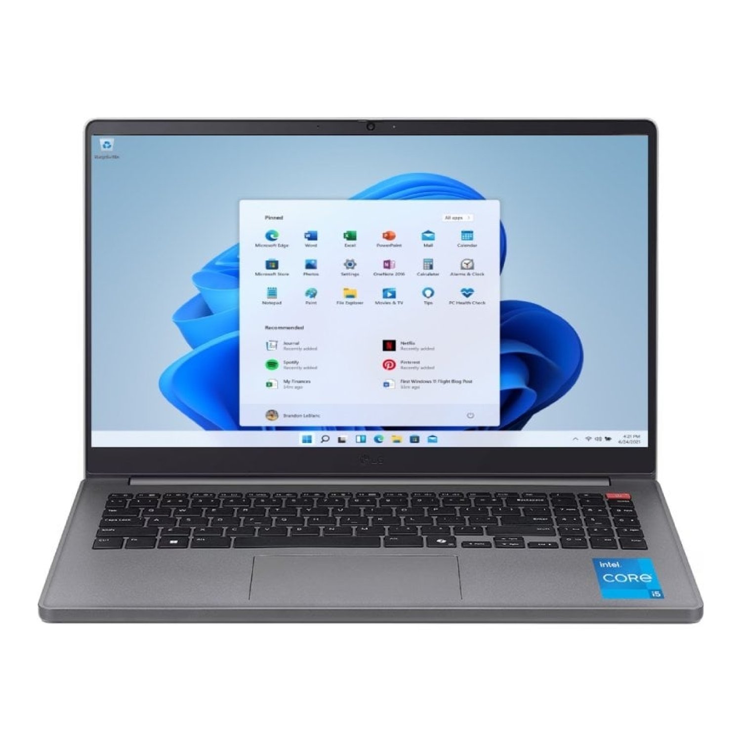 LG Gram Book 15 · Intel Core i5-1334U · 16GB RAM · 512GB SSD · 15,6" · Windows 11