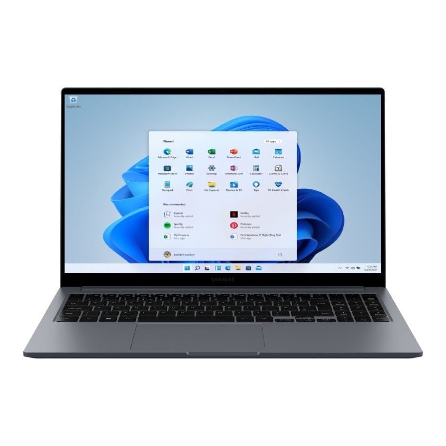 Samsung Galaxy Book4 · Intel Core i7-1355U · 16GB RAM · 512GB SSD · 15,6" · Windows 11