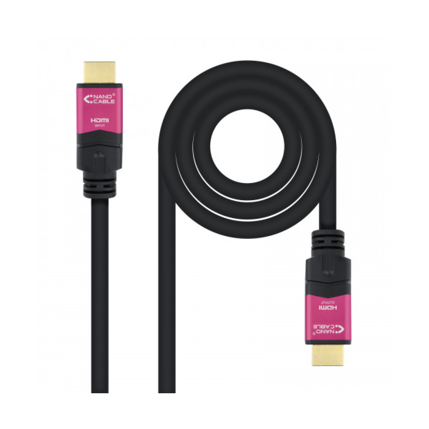Nanocable Cable HDMI 2.0 · 4K · 15m · Macho-Macho · Negro
