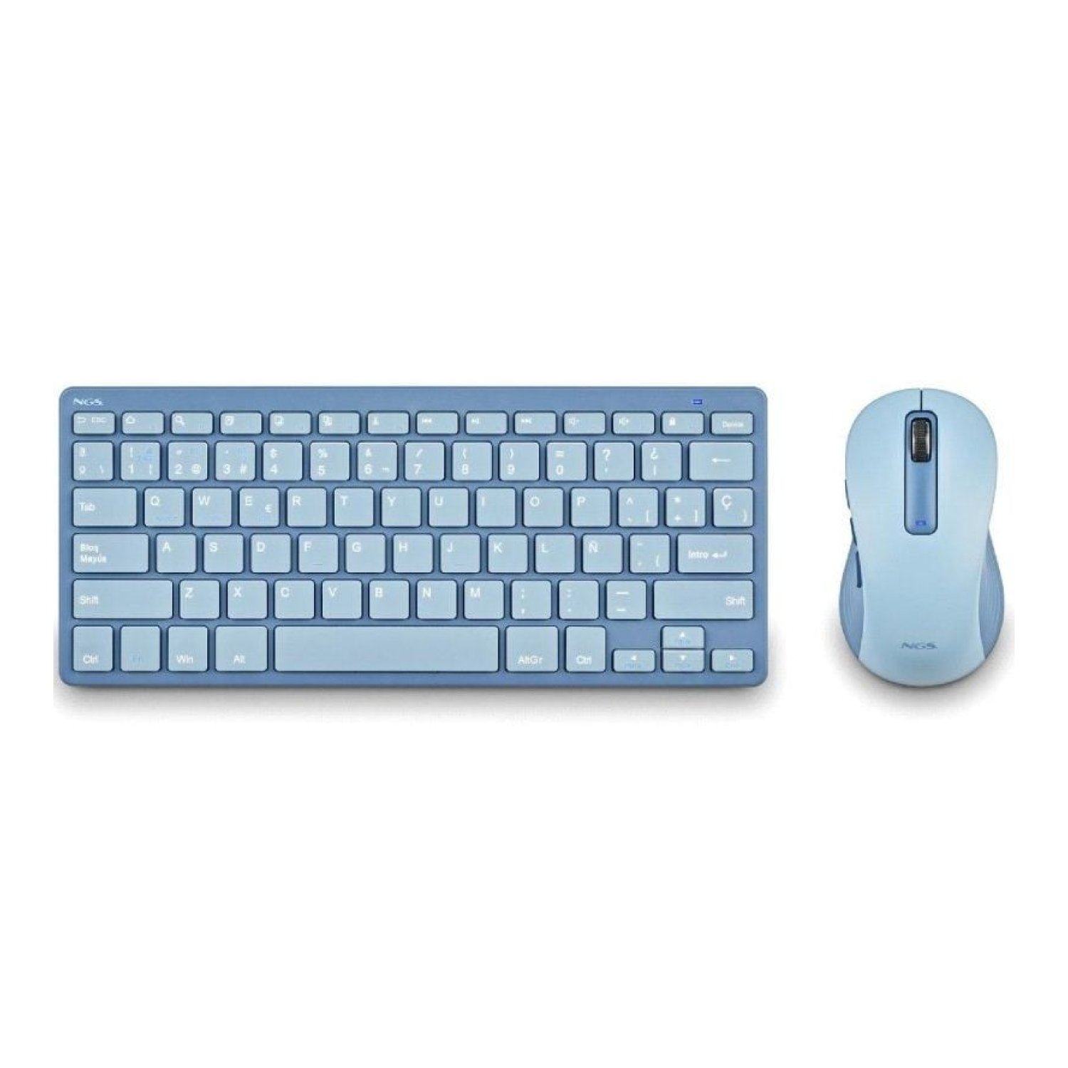 NGS Fantasy Kit · Teclado y Ratón Inalámbricos · Azul