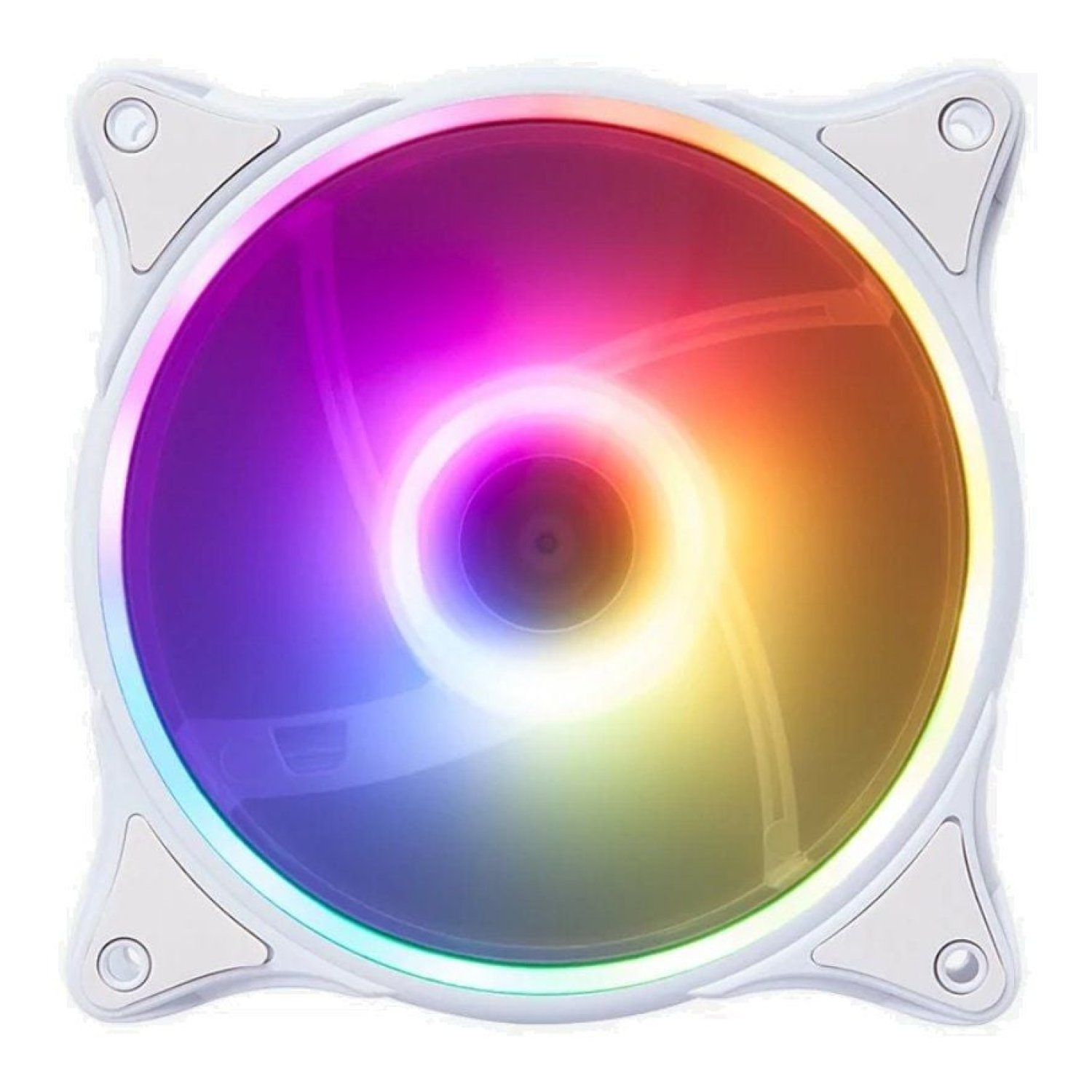 Hiditec N18 · Ventilador Gaming ARGB · 120mm · Blanco