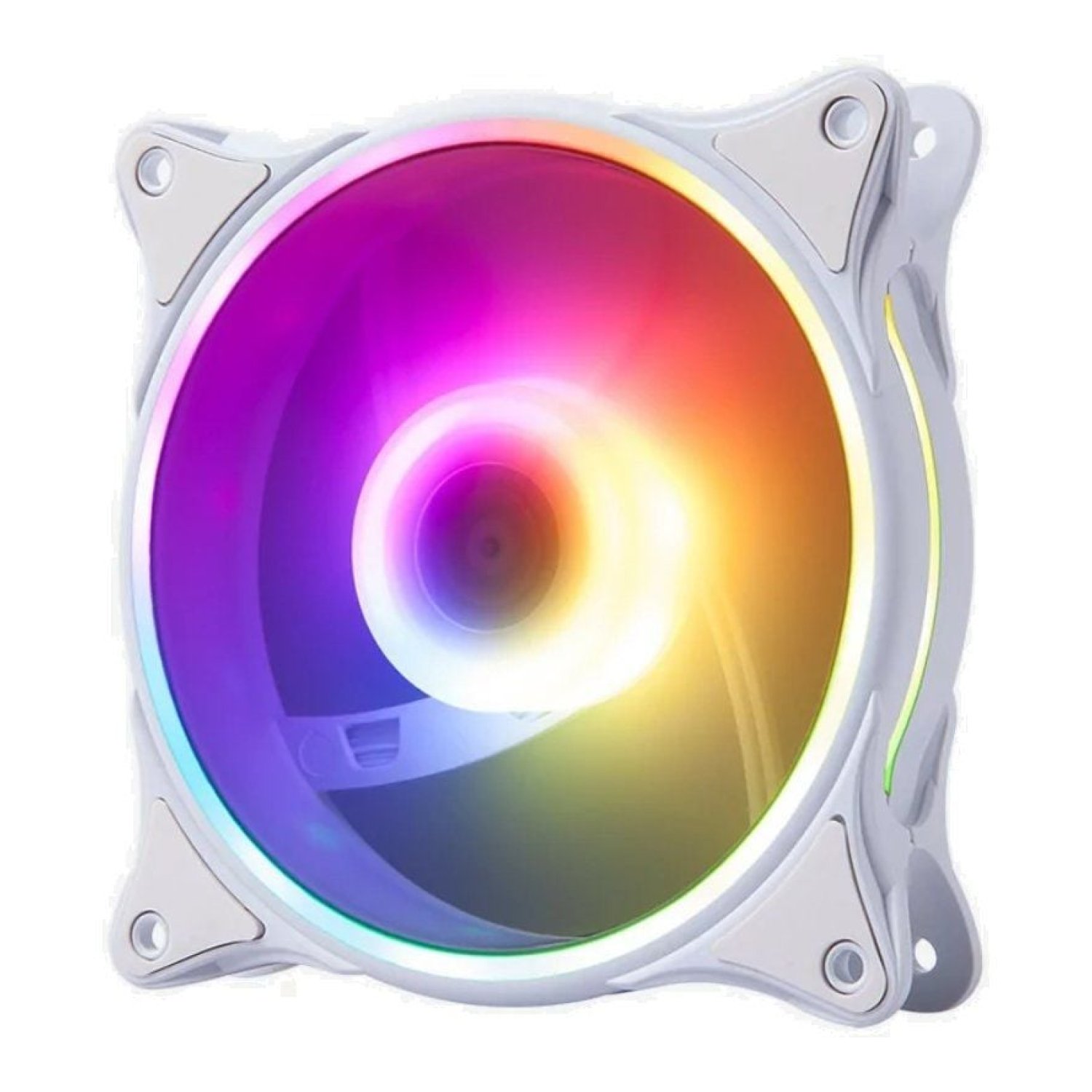 Hiditec N18 · Ventilador Gaming ARGB · 120mm · Blanco