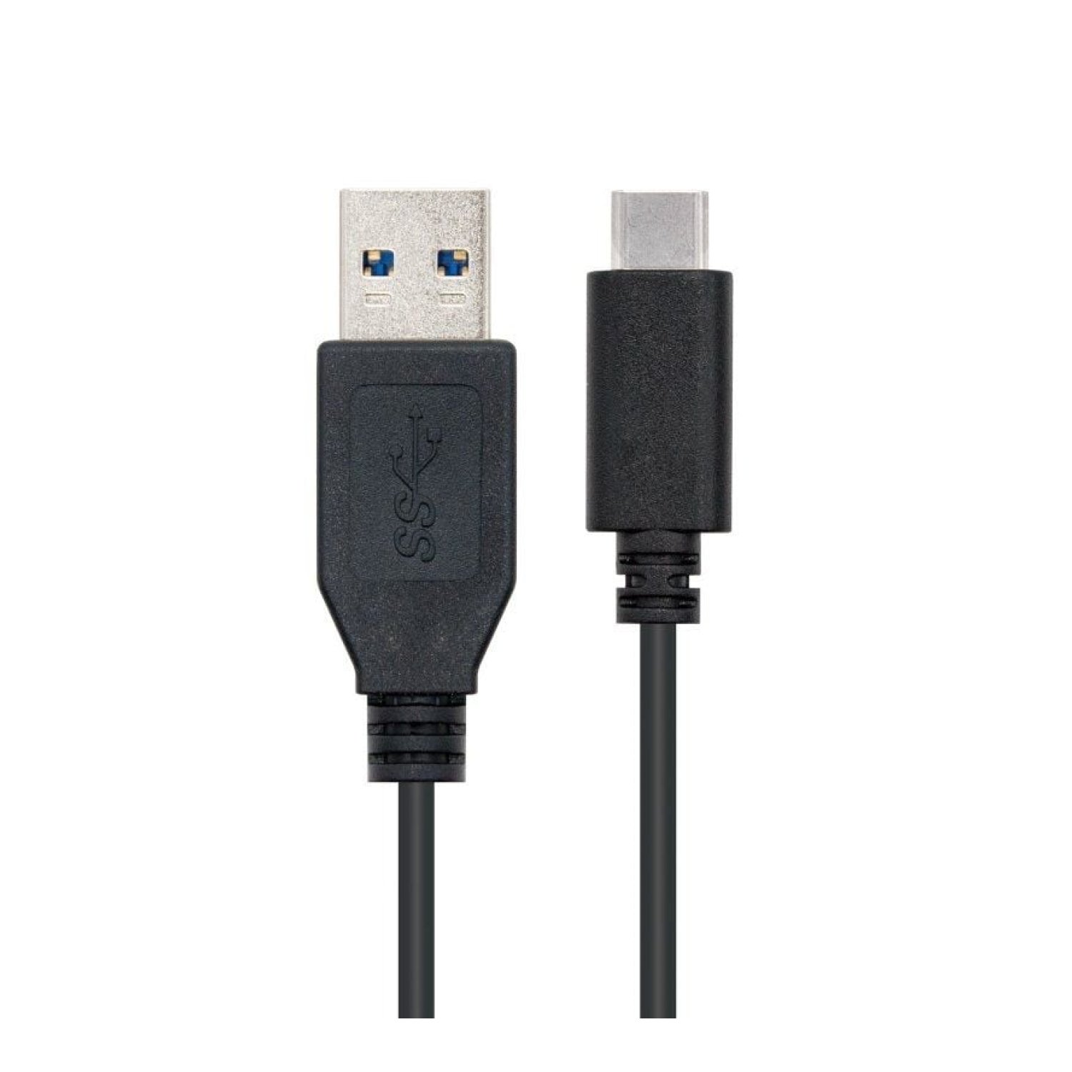 Nanocable · Cable USB 3.1 · USB-C a USB-A · 1 metro · Negro