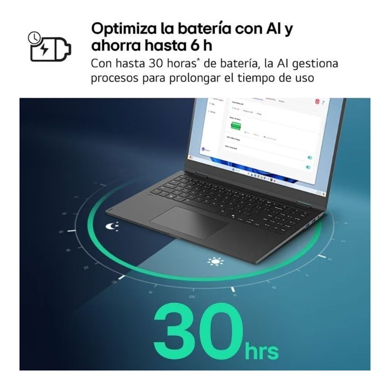 LG Gram 14 · Intel Core Ultra 7-255H · 32GB RAM · 1TB SSD · 14" · Sin SO