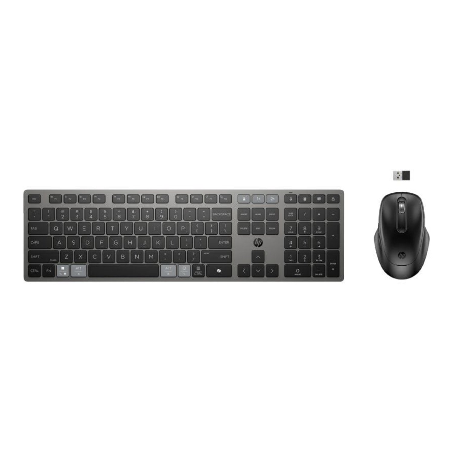 HP Combo 725 · Teclado y Ratón Inalámbricos · Multidispositivo