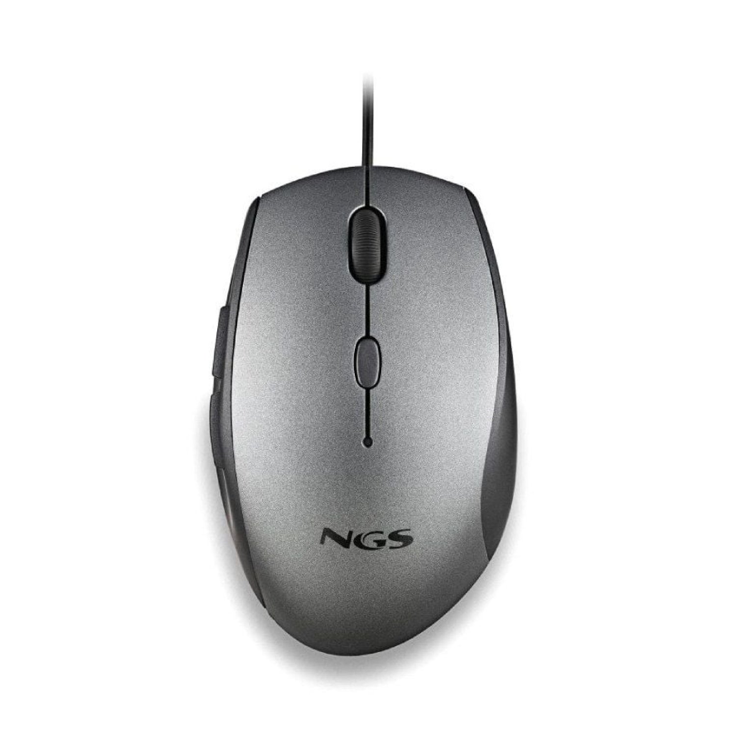 NGS Moth · Ratón Ergonómico · 1600 DPI · Gris
