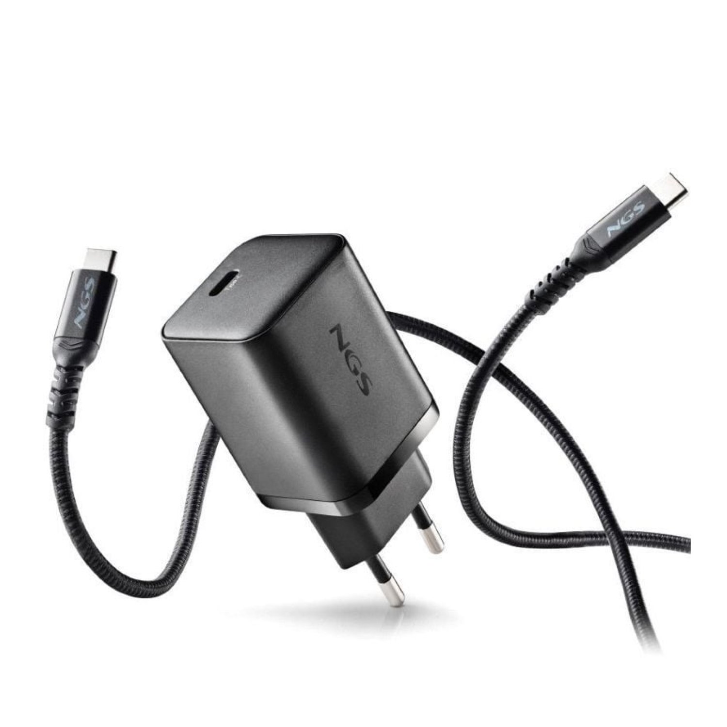 NGS Bud · Cargador GaN 65W · USB-C · Carga Rápida