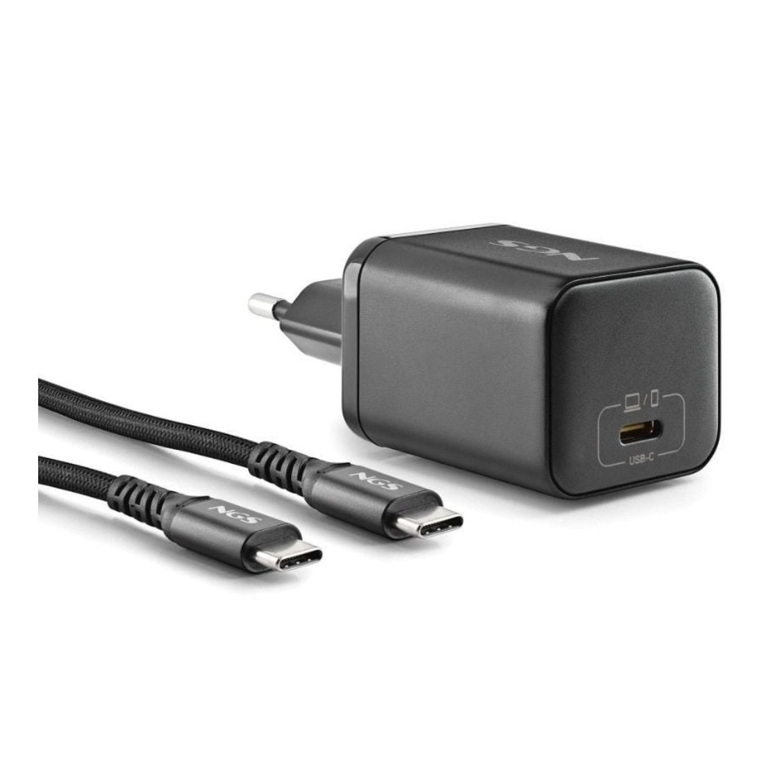 NGS Bud · Cargador GaN 65W · USB-C · Carga Rápida
