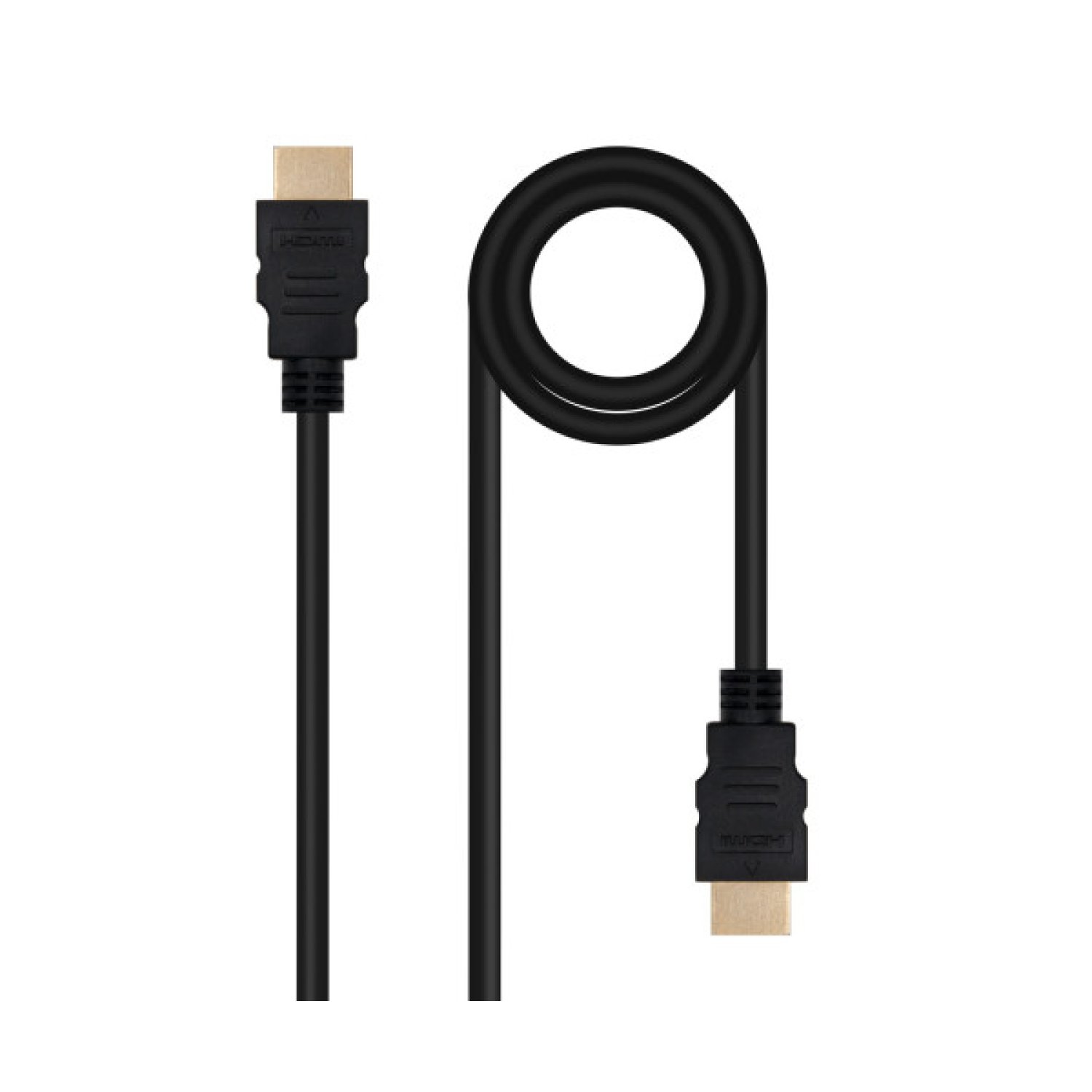 Nanocable HDMI 2.0 · 4K · Macho-Macho · 1m · Negro
