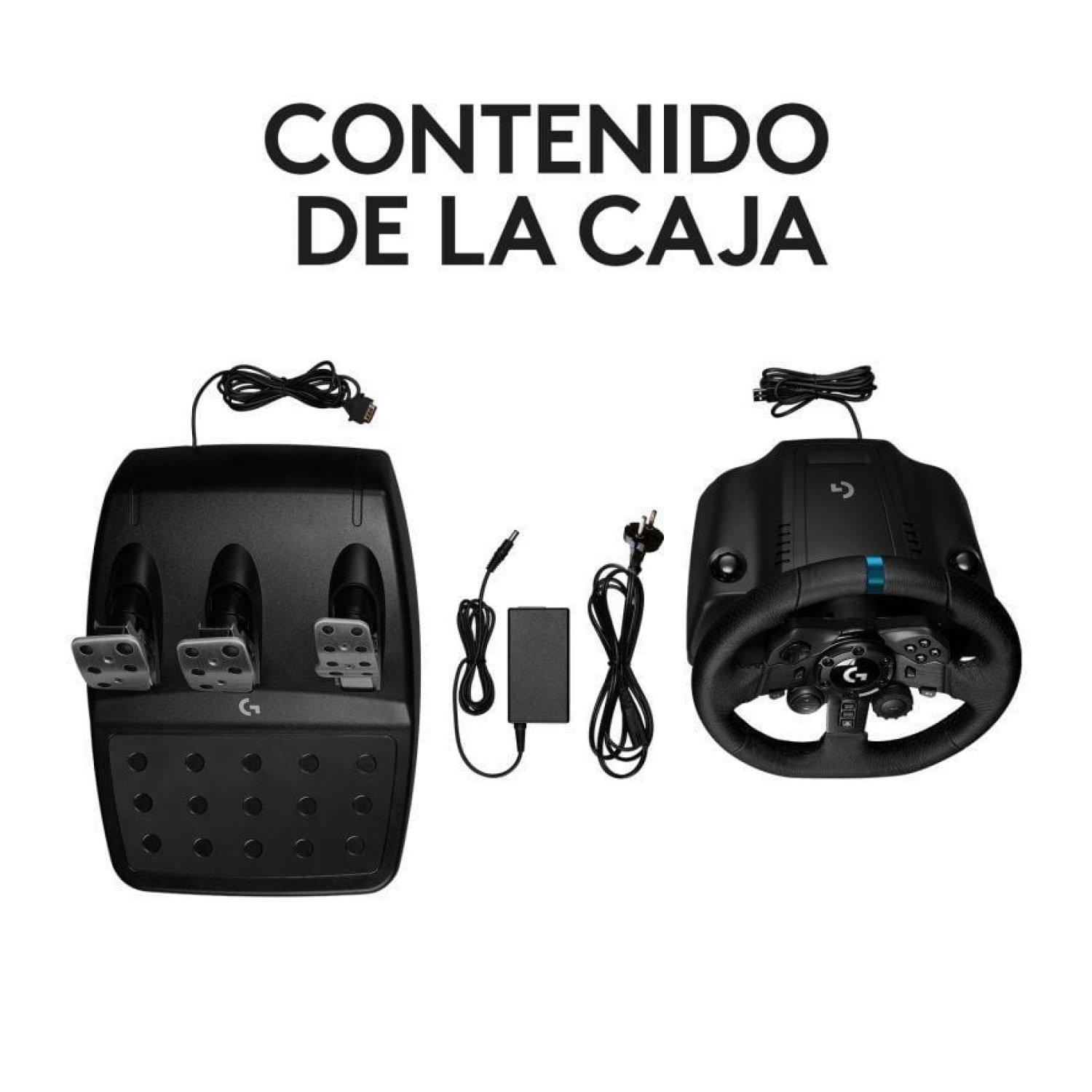 Logitech G923 TrueForce · Volante + Pedales · PS5/PC · Feedback Háptico