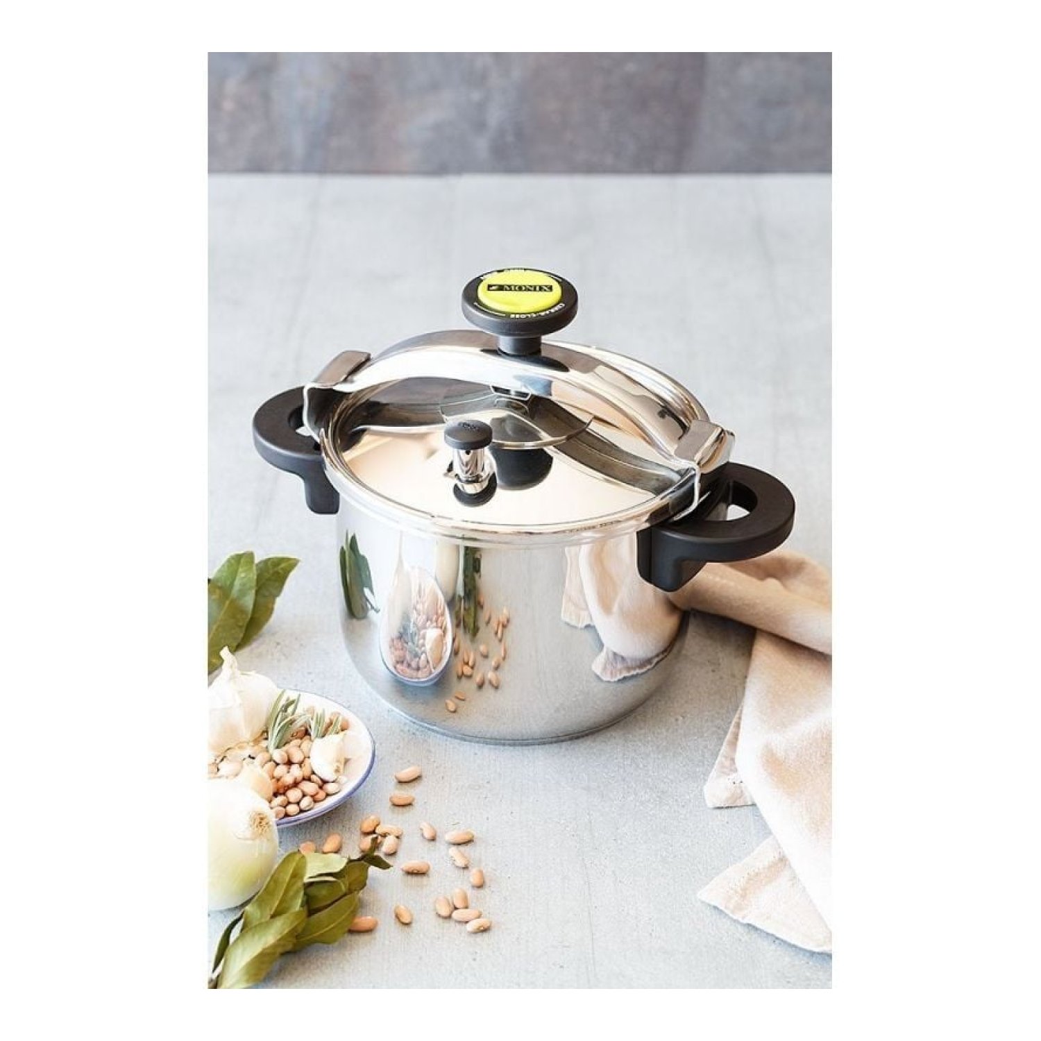 Monix Clássica · Olla a Presión · 22cm · 6L · Acero Inoxidable · Inducción