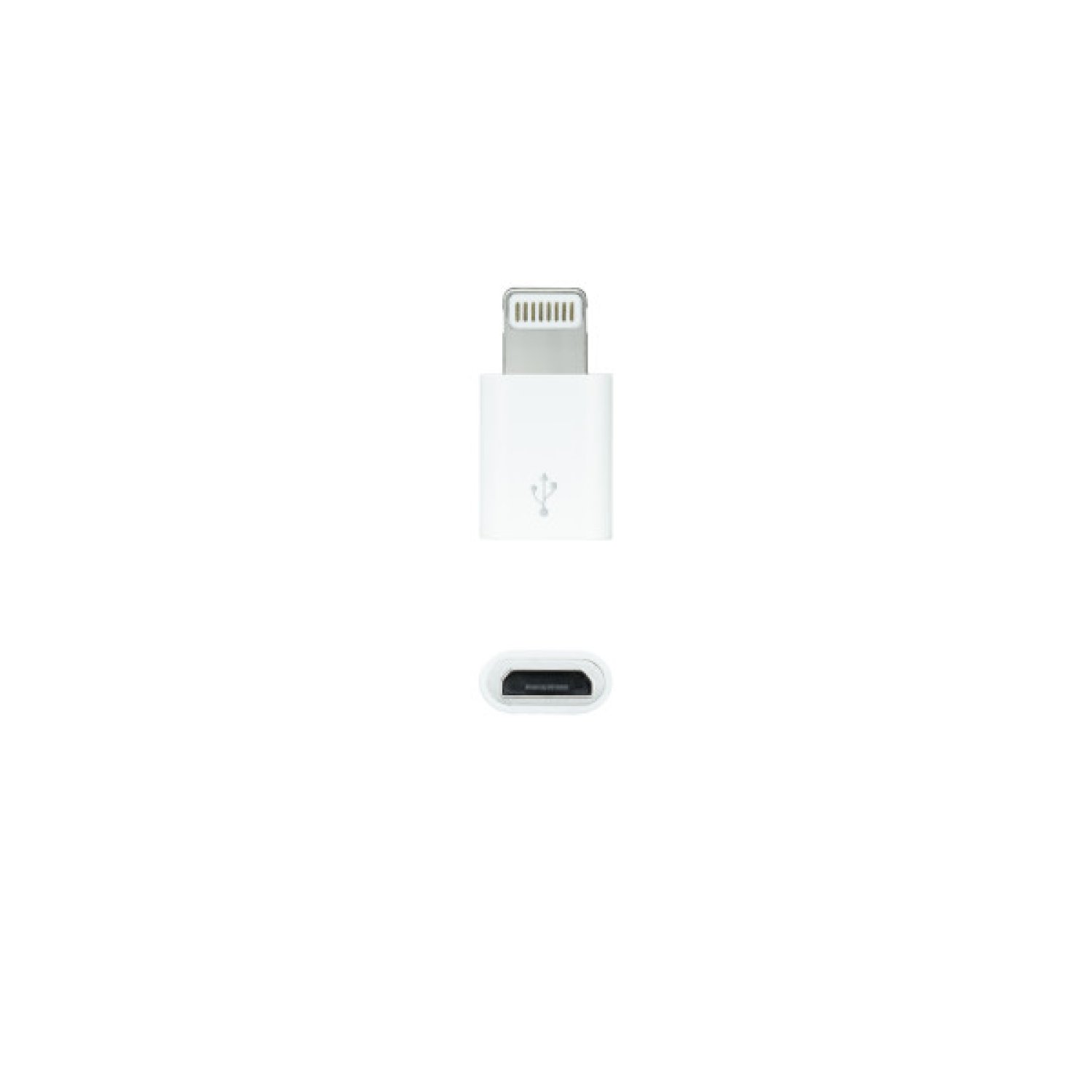 Nanocable · Adaptador Micro USB a Lightning · 2.0 · Blanco