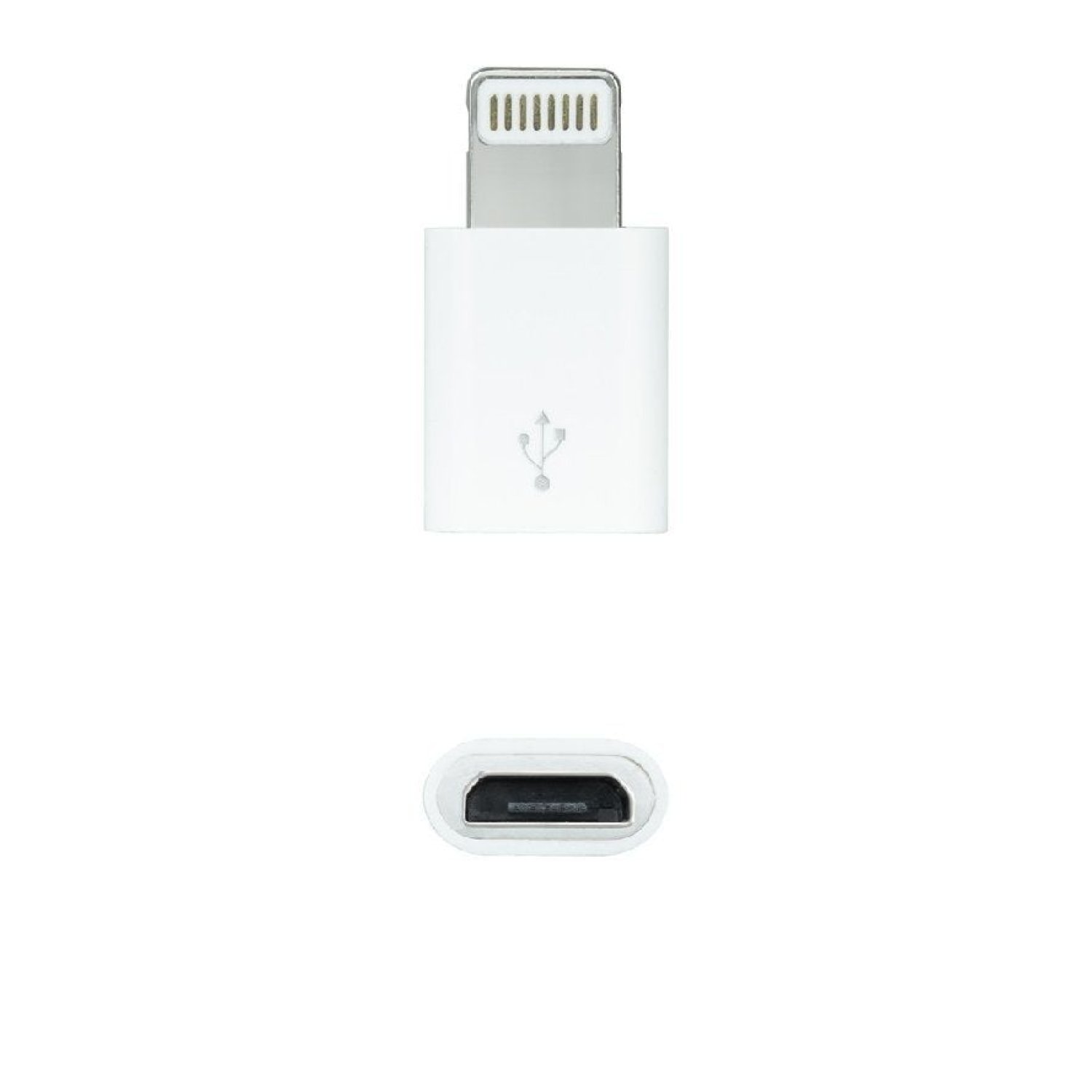 Nanocable · Adaptador Micro USB a Lightning · 2.0 · Blanco