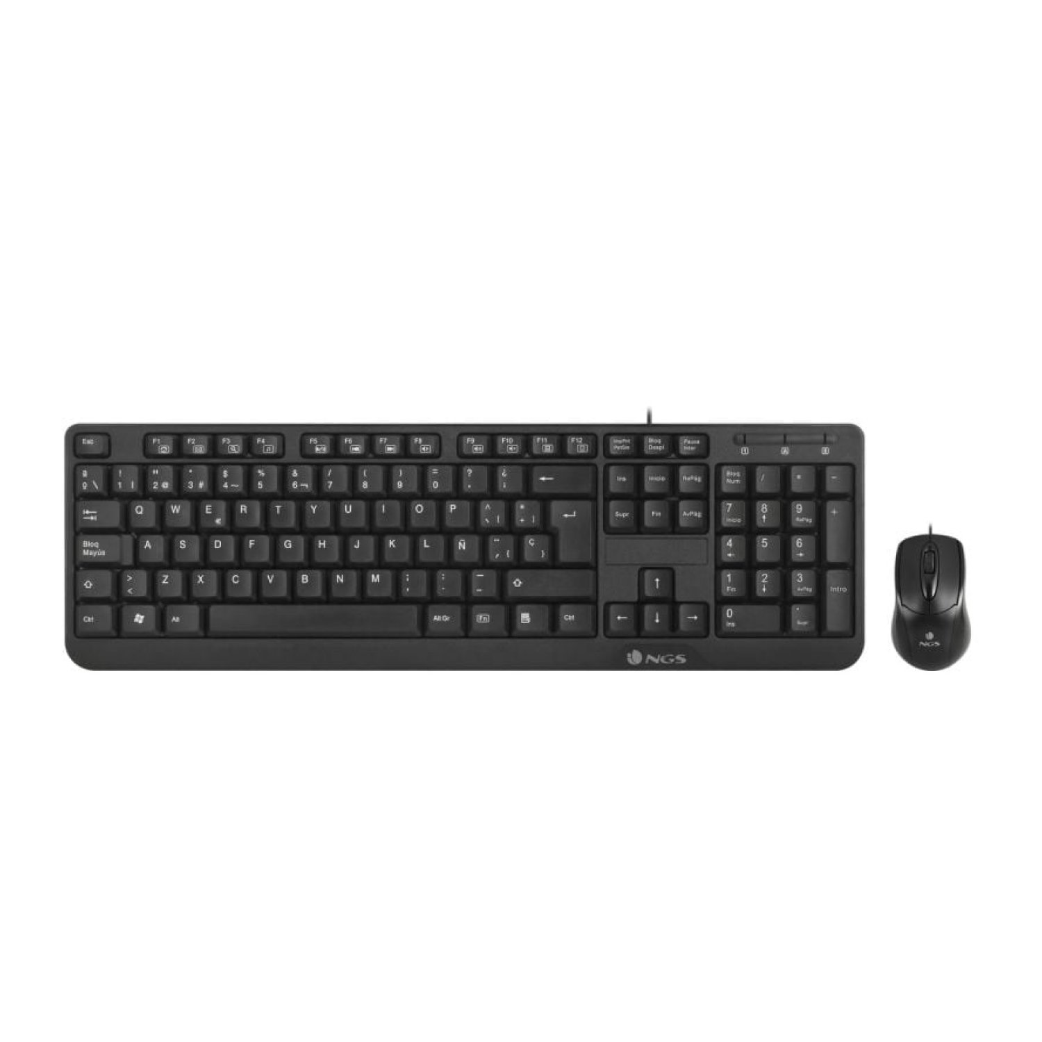 NGS Cocoa KIT · Teclado y Ratón · Inalámbrico