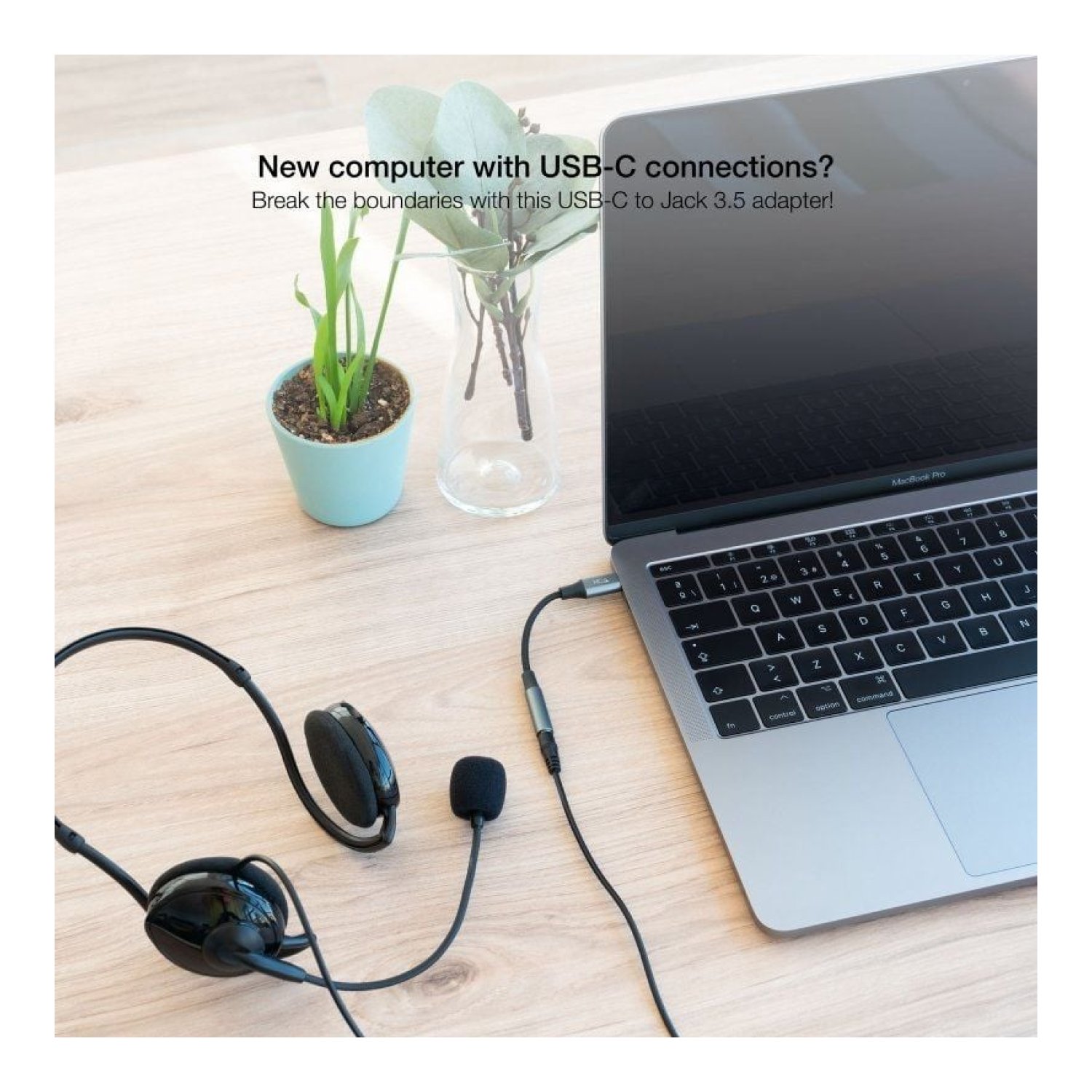 Nanocable · Conversor USB-C a Jack 3.5mm · Audio Estéreo