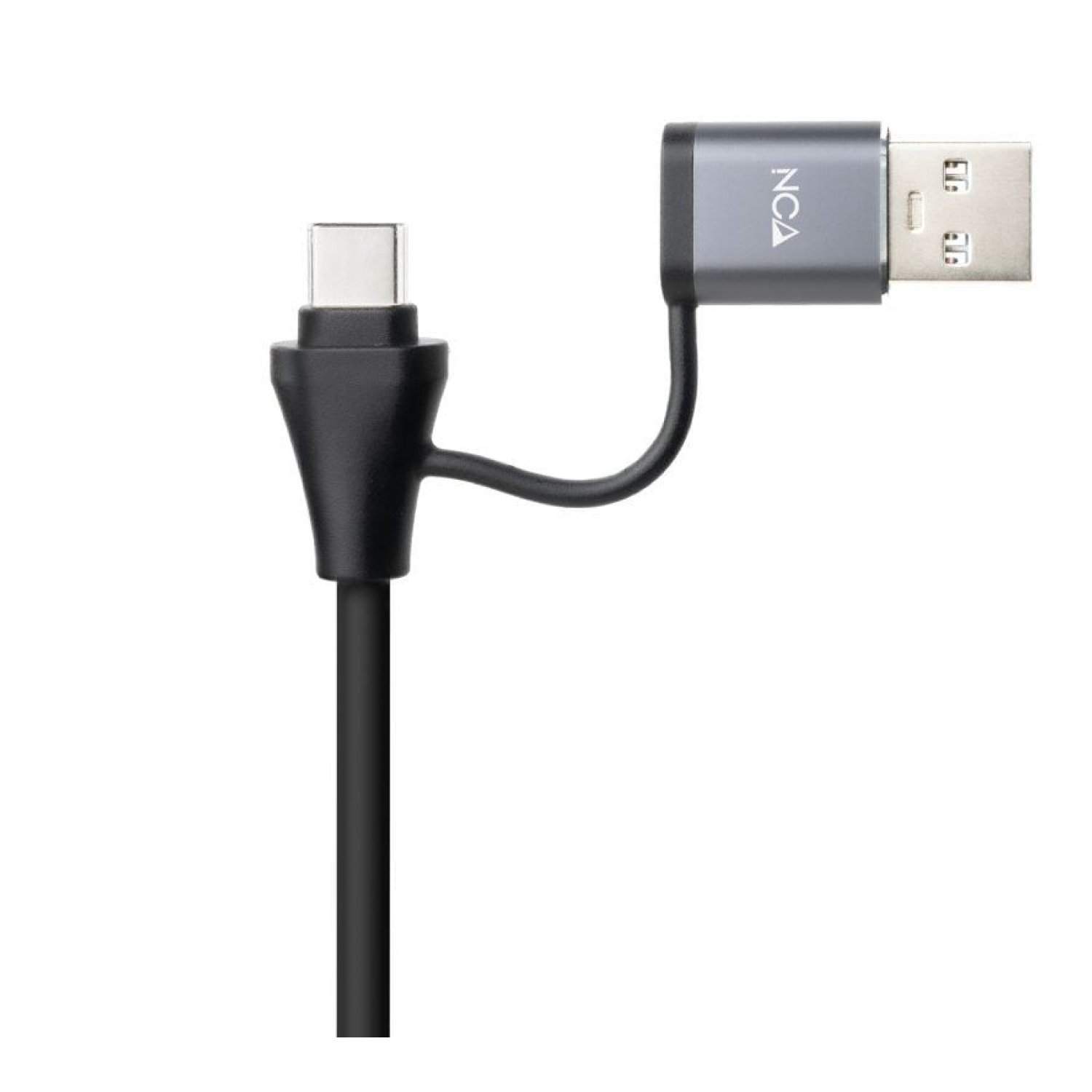 Nanocable · Adaptador USB + Tipo-C a RJ45 · 1000 Mbps · Ethernet