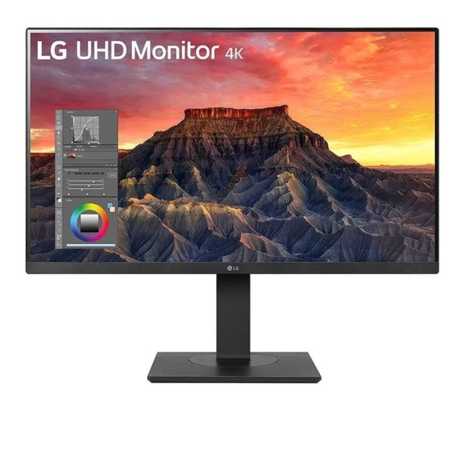 LG 27BQ65UB · Monitor Profesional 4K · 27" · Regulable en altura