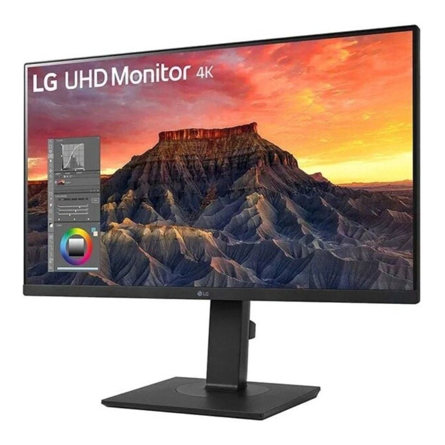 LG 27BQ65UB · Monitor Profesional 4K · 27" · Regulable en altura