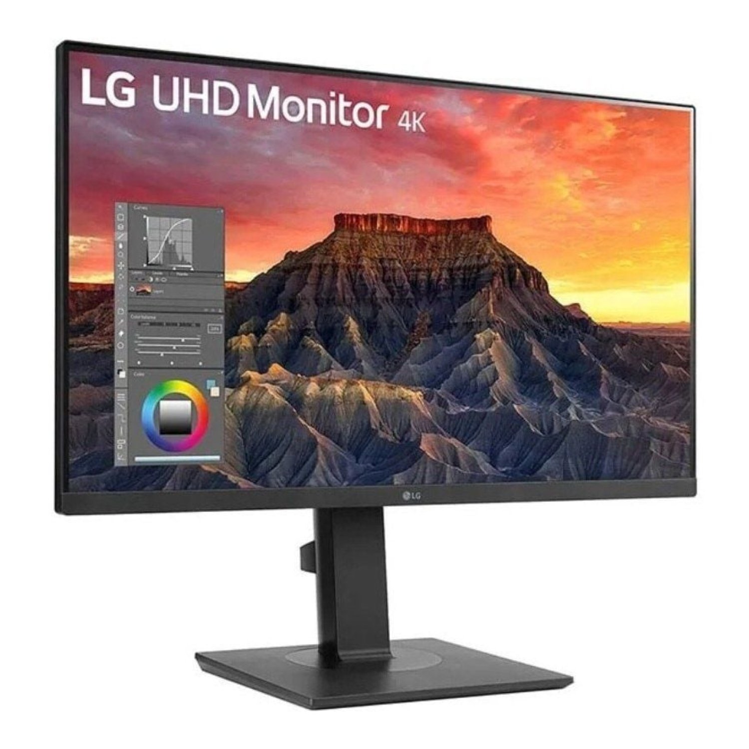 LG 27BQ65UB · Monitor Profesional 4K · 27" · Regulable en altura