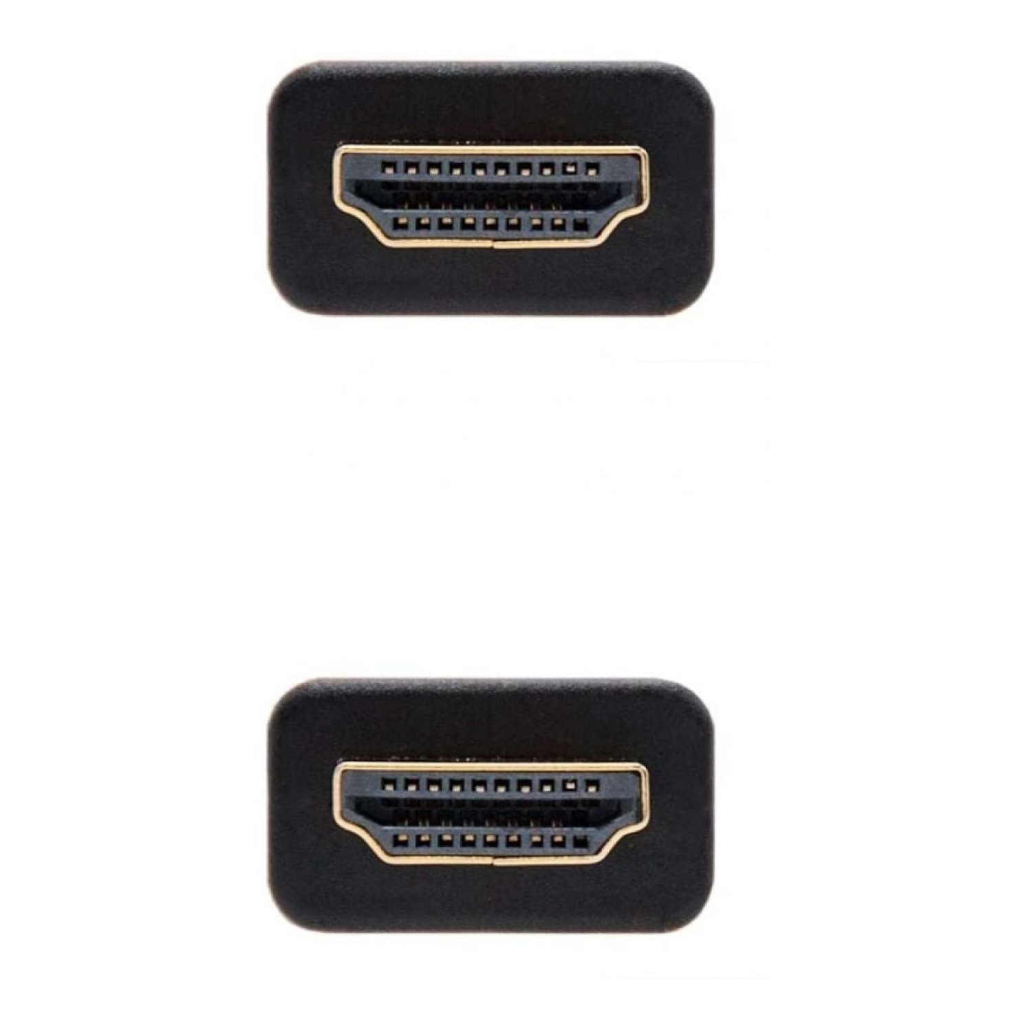 Nanocable · Cable HDMI 2.0 4K · 1,5m · Macho a Macho · Negro y Naranja