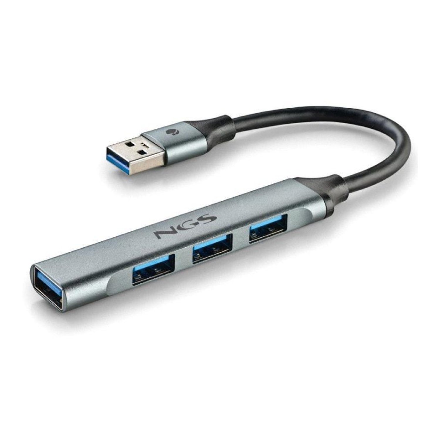 NGS iHub4 · Hub USB · 4 Puertos · Gris