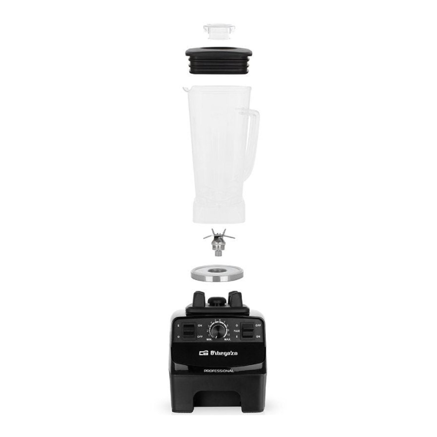 Orbegozo BV 9650 · Batidora de Vaso · 1500W · 10 Velocidades · 2L