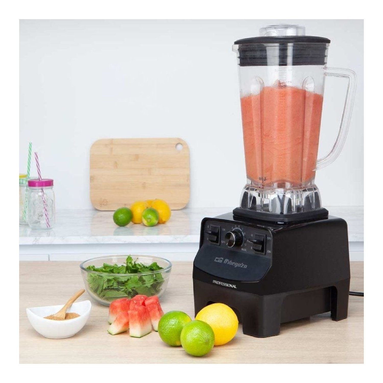 Orbegozo BV 9650 · Batidora de Vaso · 1500W · 10 Velocidades · 2L