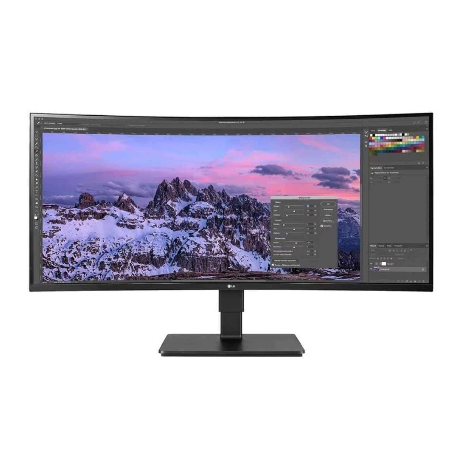 LG Monitor Ultrawide 35" · WQHD · Curvo · Regulable Altura · Business