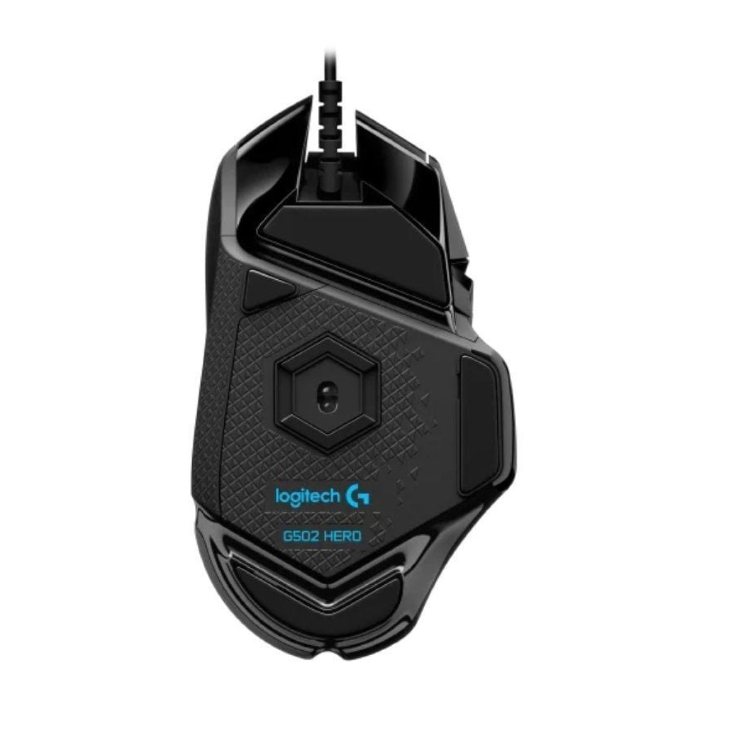 Logitech G502 Hero · Ratón Gaming · 25600 DPI · Sensor HERO · Negro