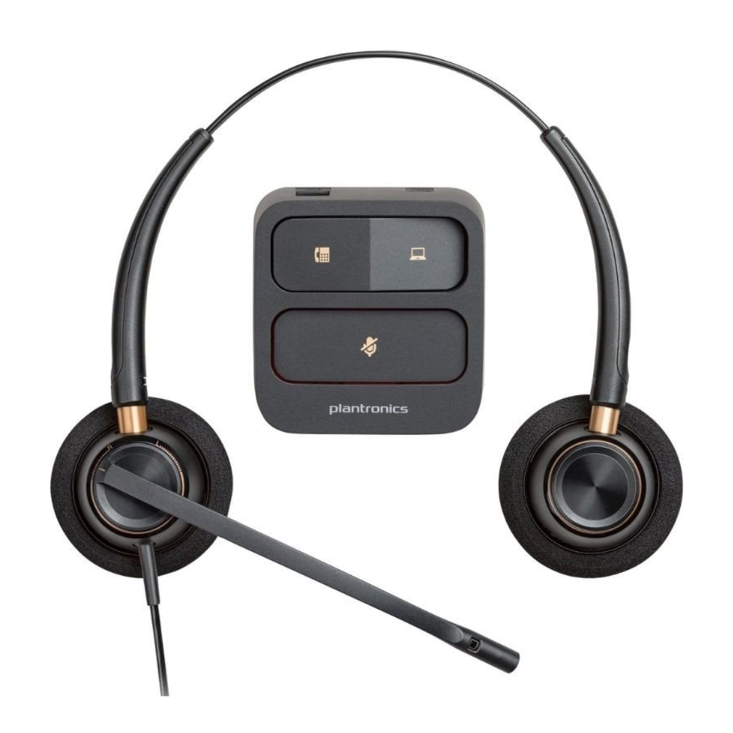 Poly EncorePro 520 · Auriculares con Micrófono · Conector QD · Negros