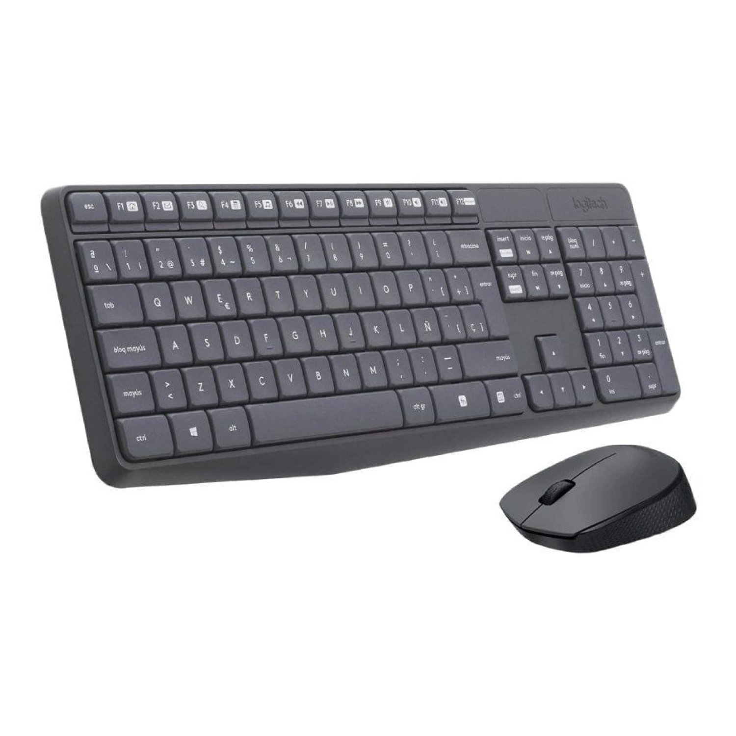 Logitech MK235 · Teclado y Ratón Inalámbricos · 2.4GHz · Pilas Incluidas