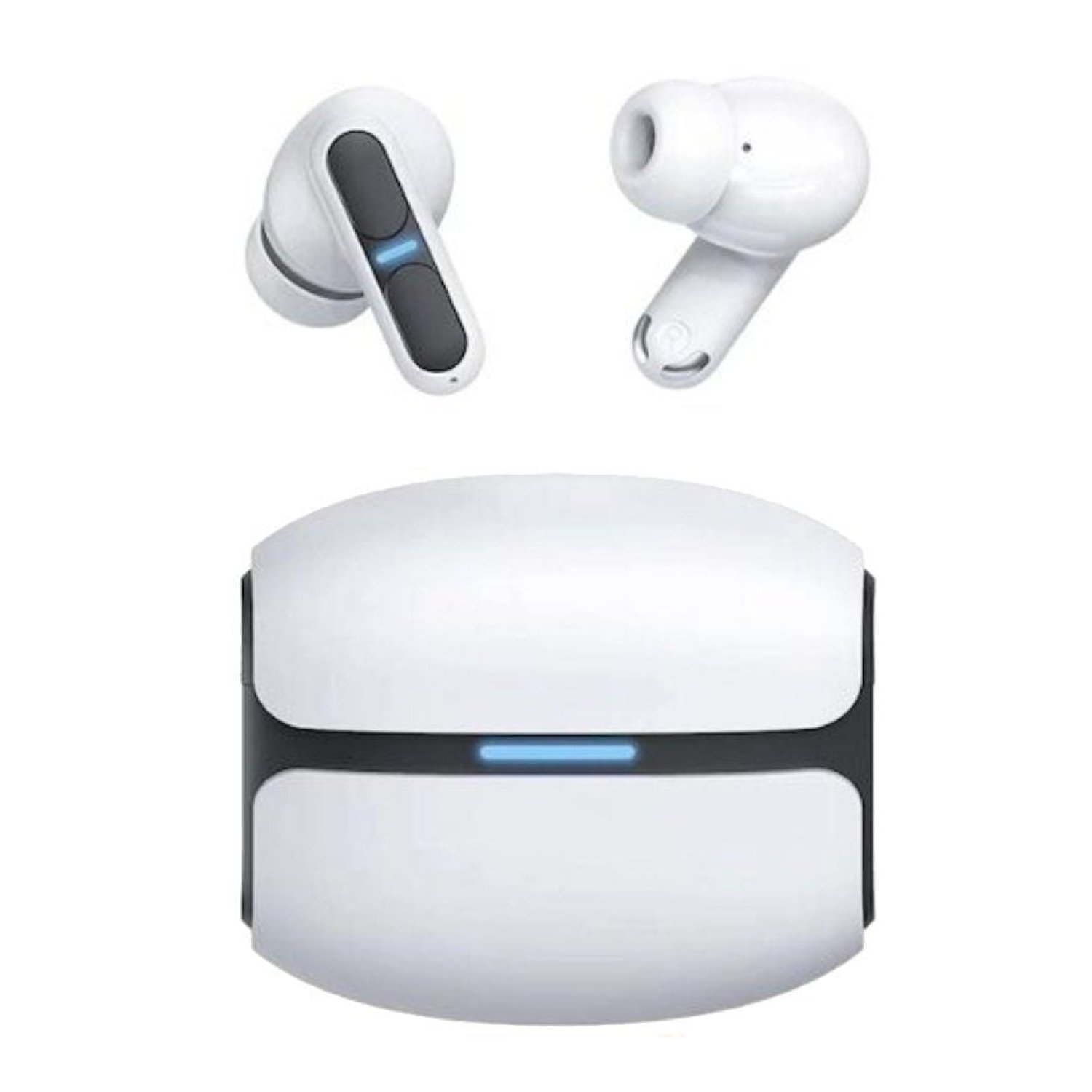 Auriculares Bluetooth Leotec TWS Gaming Nebula Fit con estuche de carga/ Autonomía 7.5h/ Blancos