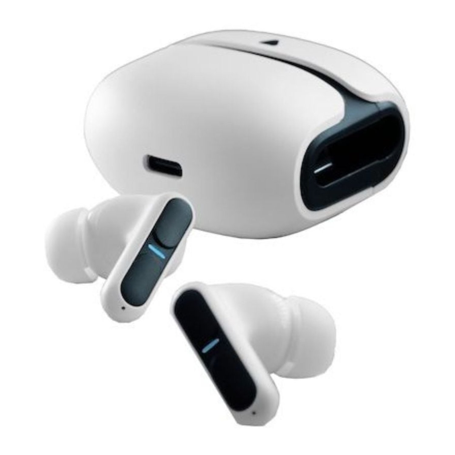 Auriculares Bluetooth Leotec TWS Gaming Nebula Fit con estuche de carga/ Autonomía 7.5h/ Blancos