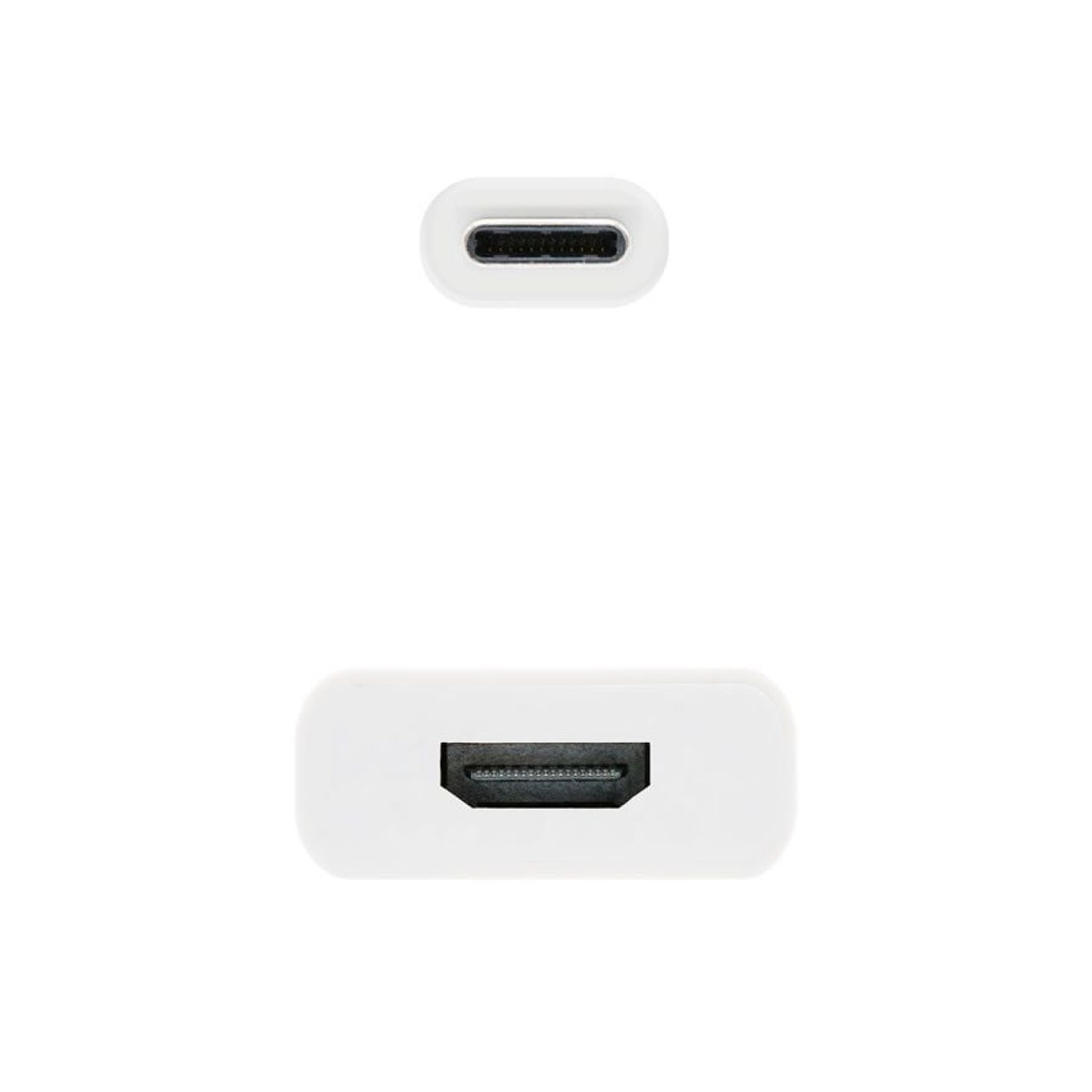 Nanocable · Conversor USB-C a HDMI · 15cm · Blanco