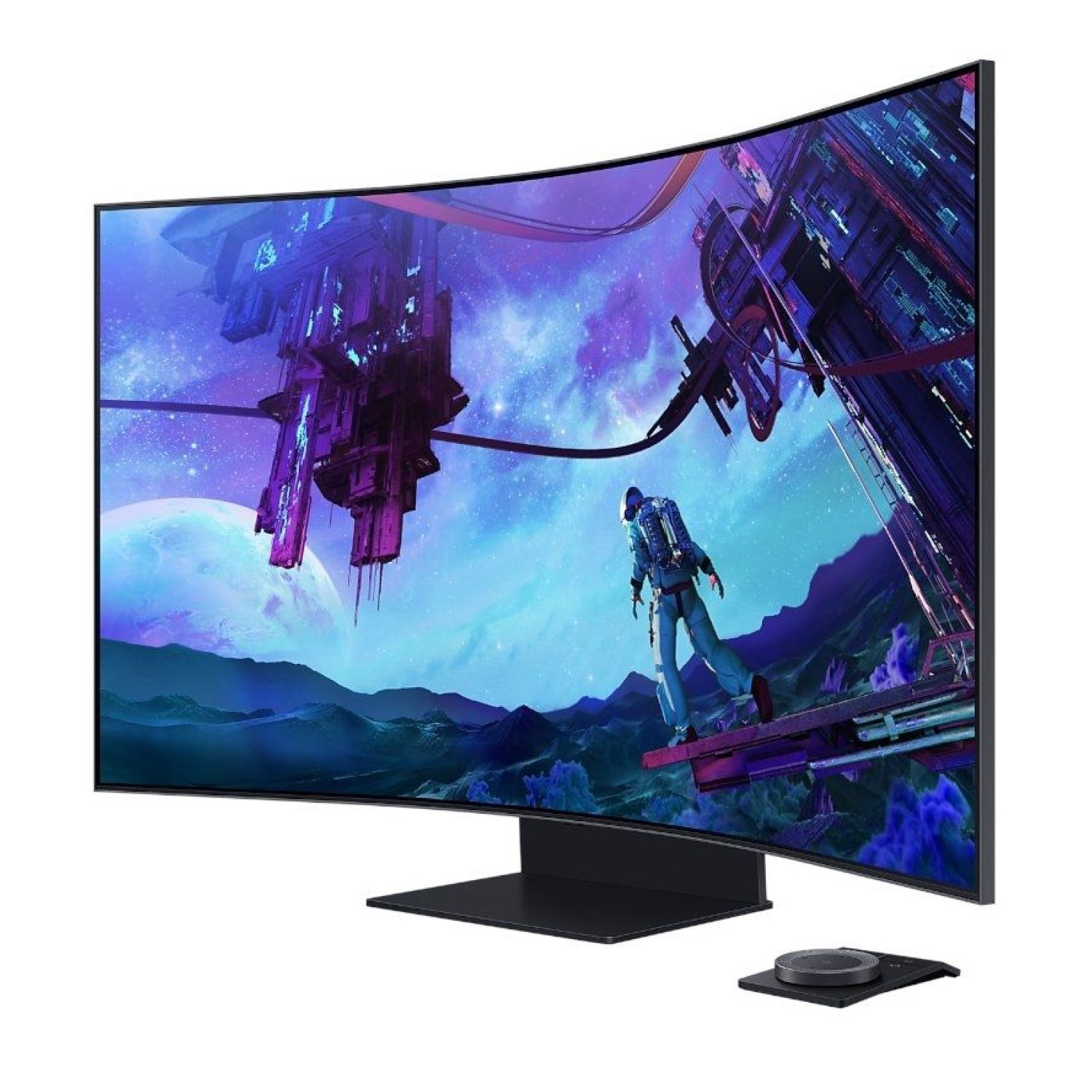 Samsung Odyssey Ark · Monitor Gaming Curvo 55" · 4K · 165Hz · 1ms · Regulable altura
