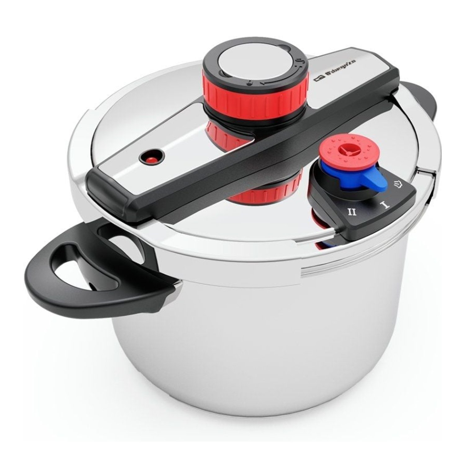 Orbegozo HP 6200 · Olla a Presión · 6L · Acero Inoxidable · Apta Inducción