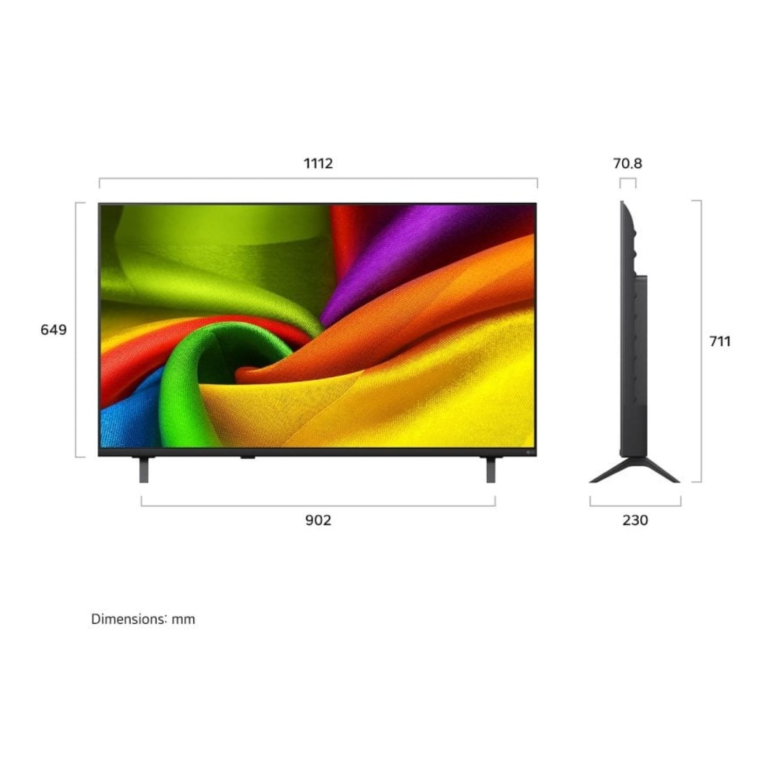 LG NanoCell 50" · Ultra HD 4K · Smart TV · WiFi · Negro
