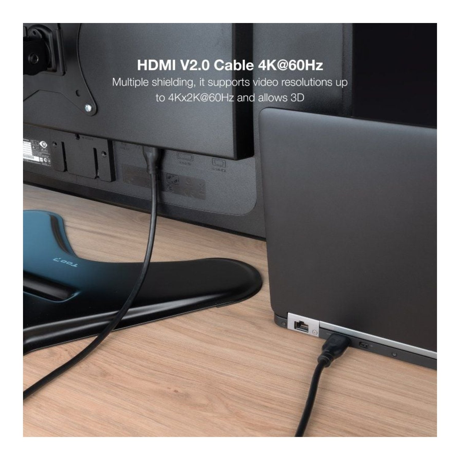 Nanocable · Cable HDMI 2.0 · 5m · 4K · HDMI Macho a Macho · Negro