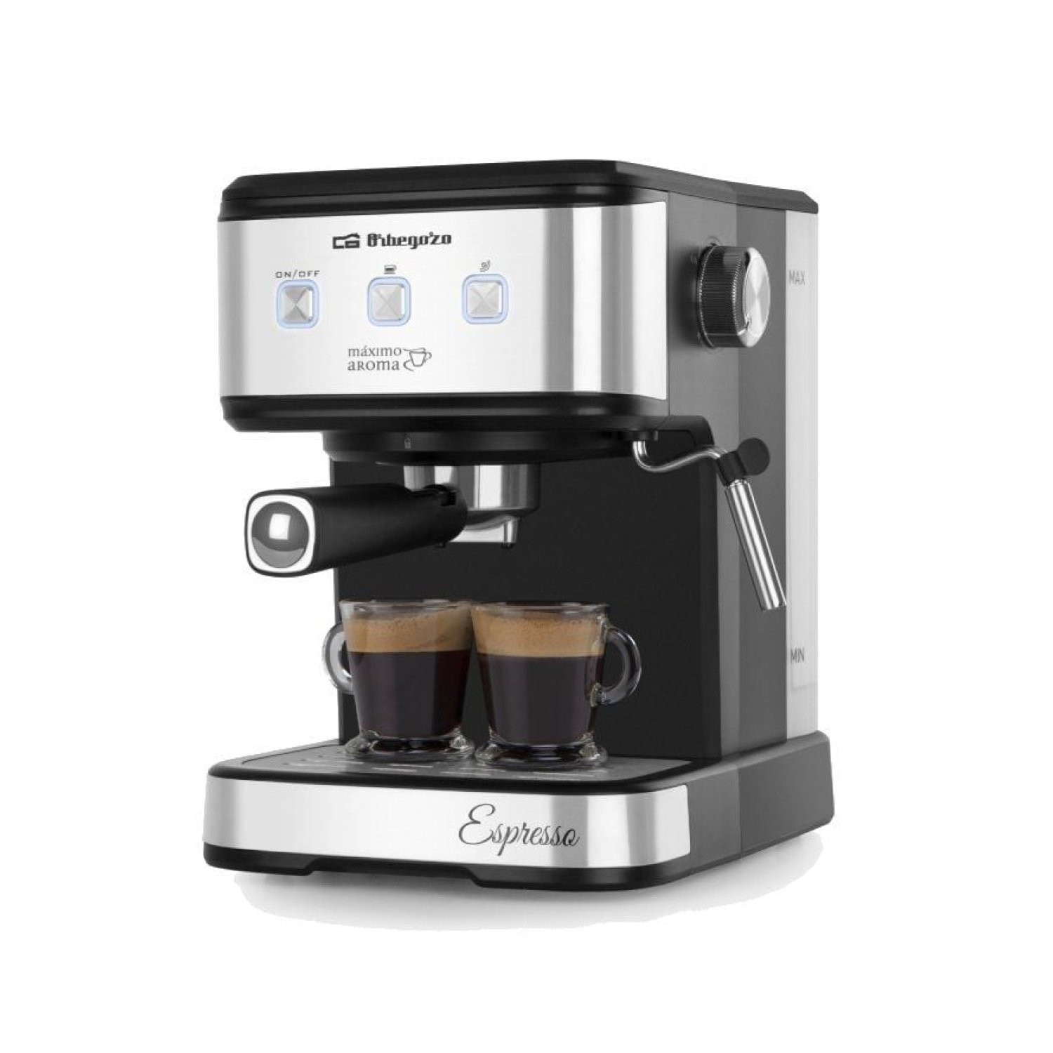 Orbegozo EX 5210 · Cafetera Expreso · 1100W · 20 Bares