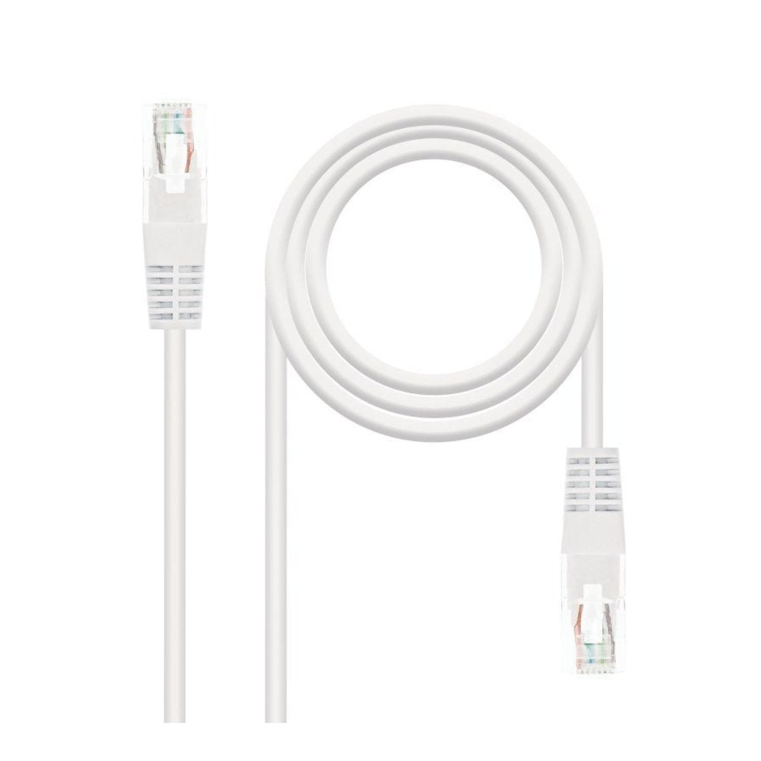 Nanocable Cable RJ45 UTP Cat.6 · 25cm · Blanco