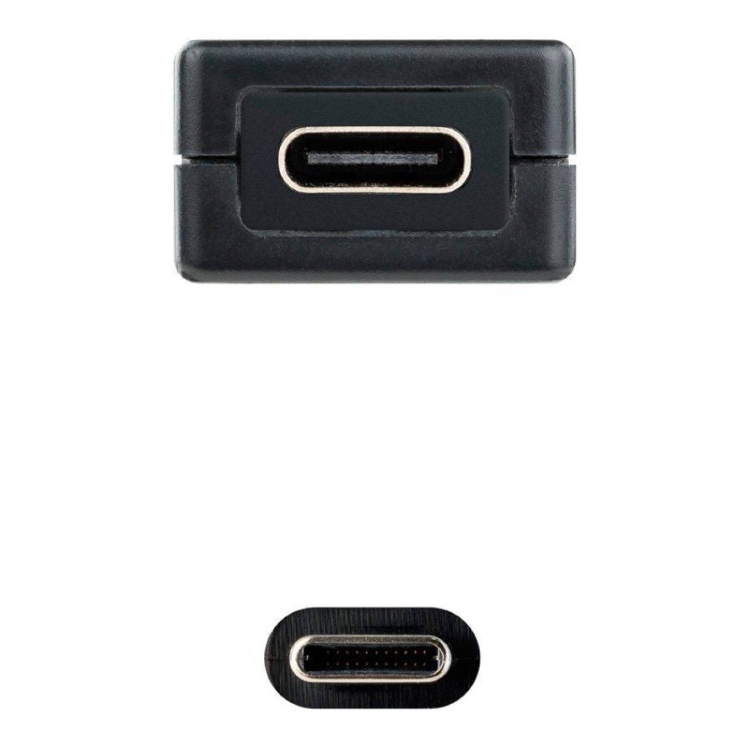Nanocable · Cable Alargador USB Tipo-C 3.2 · 5m · Macho-Hembra · Negro