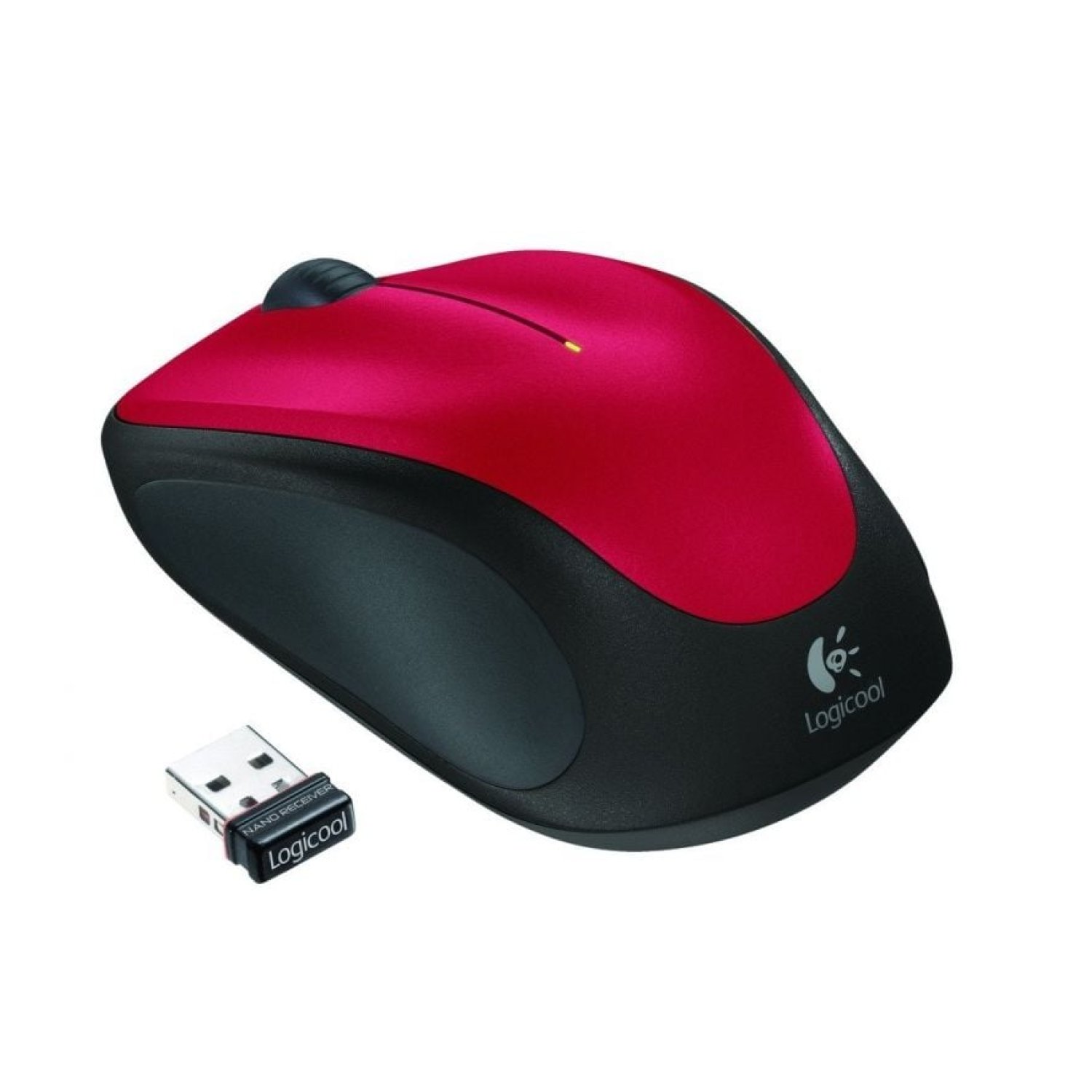 Logitech M235 · Ratón Inalámbrico · Hasta 1000 DPI · Rojo